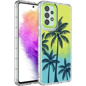 Galaxy A53 5g Kılıf Kamera Korumalı Renkli Desenli Sert Silikon Btbm Korn Kapak-No8