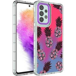 Galaxy A53 5g Kılıf Kamera Korumalı Renkli Desenli Sert Silikon Btbm Korn Kapak-No6