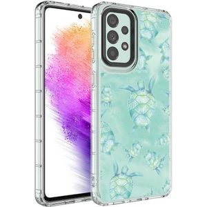 Galaxy A53 5g Kılıf Kamera Korumalı Renkli Desenli Sert Silikon Btbm Korn KAPAK-NO13