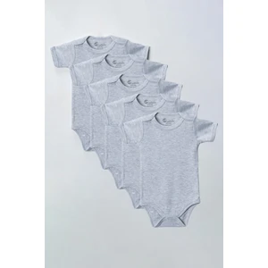 Yarım Kol Body Zıbın Çocuklar Için (5 Adet) Alttan Çıtçıtlı Özel Gereksinimli Büyük Boy