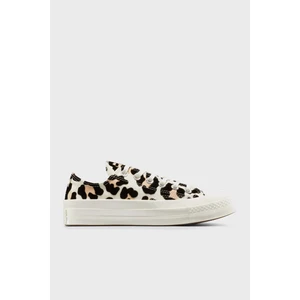 Chuck All Star Logolu Leopar Desenli Sneaker Ayakkabı Bayan Ayakkabı A14946C 286