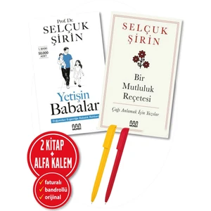 Alfa Kalem+ Selçuk Şirin 2 Kitap(Yetişin Babalar+Bir Mutluluk Reçetesi) Aile Yeni Mundi