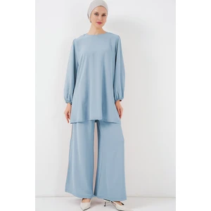 Ayrobin Tunik Pantolon Alt Üst Takım 6712 - Açık Mavi