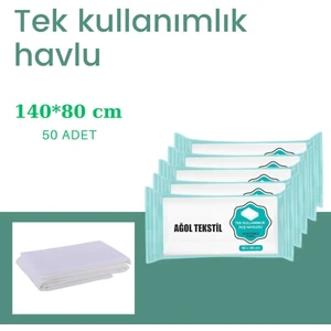 Ağol Tekstil Tek Kullanımlık Banyo & Masaj Vücut Havlusu – 80X140 cm (100 Adet) | Spa, Otel ve Klinik Kullanımı Için