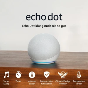 Echo Dot (5. Nesil) | 2025 Sürümü Akıllı Ev Koleksiyonu | Sensörlü Ve Stüdyo Sinde Ses