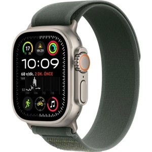Apple Watch Trail Loop Cırtlı Bant Kordon ( Seri 10 - 42 mm Uyumlu) Asker Yeşil