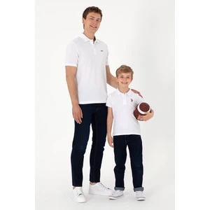 U.s. Polo Assn. Erkek Beyaz Tişört Basic 50306007-VR013
