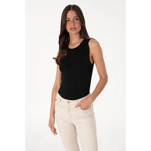 U.s. Polo Assn. Kadın Siyah Tişört Basic 50305841-VR046
