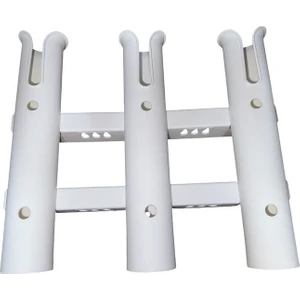 Plastik Olta-Kamış Tutucu Beyaz 3tüp