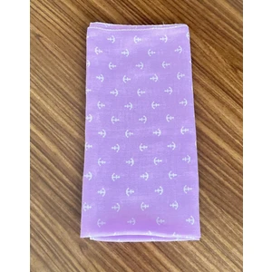 Berg Atelier  Pamuklu Çapa Desenli Bandana Kare Pamuklu Kumaş