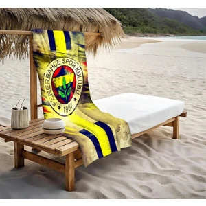 Fenerbahçe ~ Desenli Deniz Havuz Plaj Havlusu Peştemal 80X160CM