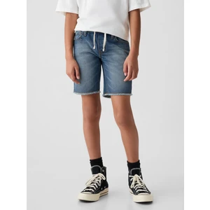 Erkek Çocuk Mavi Slim Denim Pull-On Şort