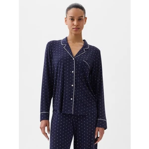 Kadın Lacivert Modal Pijama Üstü