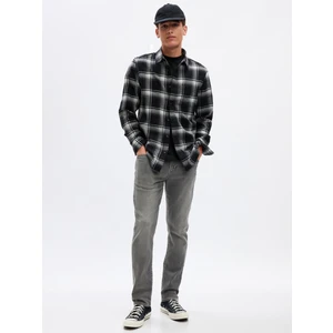 Erkek Gri Gapflex Soft Wear Slim Jean Pantolon