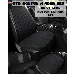 Citroen C5 Aırcross Tay Tüyü Oto Koltuk Minder Seti - Koltuk Koruma Kılıfı (Ön-Arka Tam Set 5'li)