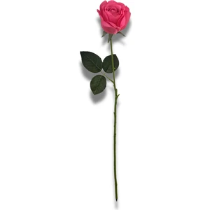 Yapay Çiçek Islak Dokulu Gül 40CM