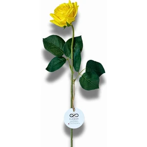 Yapay Çiçek Islak Dokulu Gül 40CM