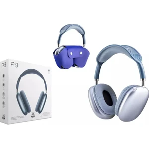 SW91 P9 Air Pro Max Bluetooth Kulaklık | Kablosuz 5.0, Gürültü Engelleme, Mikrofonlu, Renkli Kılıf