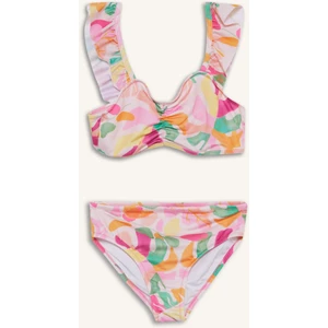 Kız Çocuk Desenli Bikini Takımı E4974A825HS