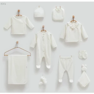 Incibaby % 100 Pamuk 10'lu Kız Bebek Hastane Çıkış Seti Yeni Sezon