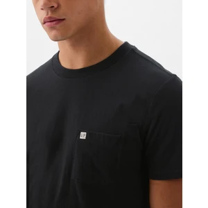 Erkek Siyah Organik Pamuk Cepli T-Shirt
