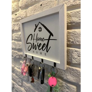 Masif Tablo Askılığı Ahşap Lamine Metal Duvar Askılığı Anahtar Asacağı Home Anahtarlık Dekoratif