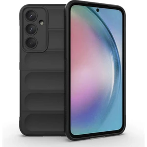Samsung Galaxy A55 Kılıf Rahat Tutulabilir Yapılı İçi Kadife Kaplamalı Etnik Premium TPU Silikon Kapak