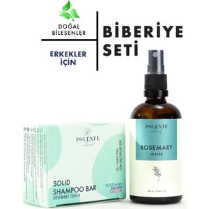 Polente Natural Biberiyeli Saç Bakım Seti - Biberiye İçeren 2’li Set
