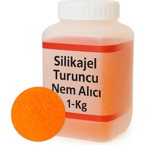 Kimya Lab Silikajel Turuncu Nem Alıcı 1 Kg - Küf Önleyici İndikatörlü
