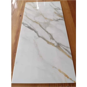 30X60 cm Mermer Desenli Yapışkanlı Seramik Desen Mutfak-Banyo-Wc Pvc Duvar Kaplama Paneli