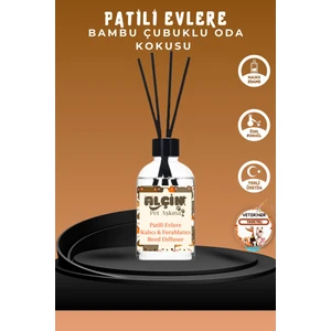 Patili Evlere Özel Kalıcı Çubuklu Oda Kokusu Bambu Kokusu White Soup Reed Diffuser 100ML
