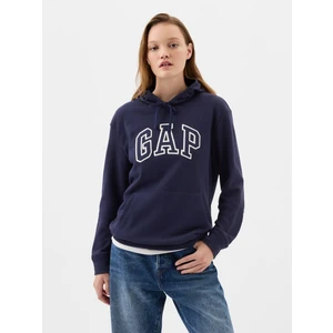 Kadın Lacivert Gap Logo Havlu Kumaş Sweatshirt