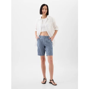 Kadın Mavi 9" Downtown Chambray Bermuda Şort