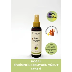Flyoff %100 Doğal Sivrisinek Koruyucu Sprey /bebek, Çocuk Yetişkin Etkili Vücut Koruyucu Spreyi
