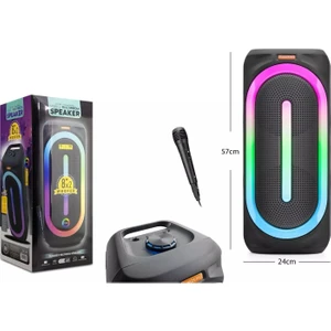 WR196 Rgb Işıklı Tws Destekli Bluetooth / USB / Sd Müzik Kutusu | Taşınabilir Hoparlör