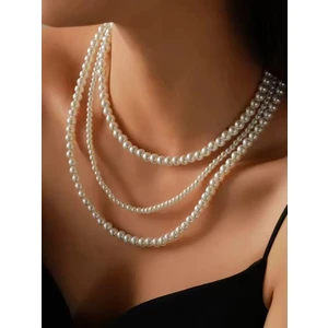 3 Lu Asortı Incı Kolye