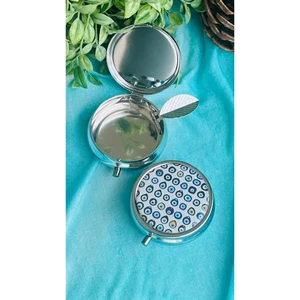 Çini ve Nazar Boncuğu Desenli Taşınabilir Küllük