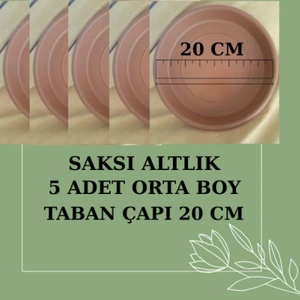 Saksı Altlık Orta Boy 5 Adet