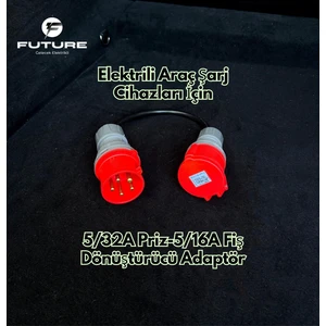 Dönüştürücü Şarj Adaptör 5/16A Fiş - 5/32A Priz BKT-0711-2511