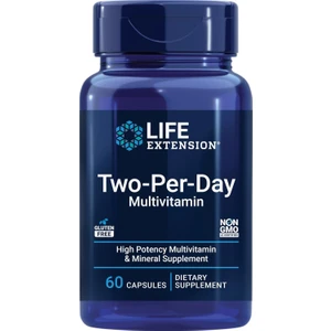 Two-Per-Day Multivitamin – Mineral Heart Brain Blood Vessel & Cellular Health 60 Caps