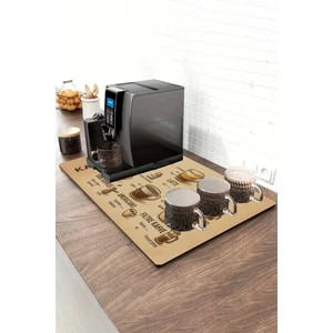 Valerine Life Barista Matı Sıvı Geçirmez Büyük Boy Xxl Kahve Barı Espresso Kahve Makinesi Pad 40X90CM 27250224