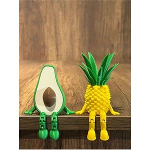 Ananas - Avakado Ayaklı Mini Çift