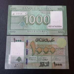 Escoines Koleksiyon 39963683F538D76BA2 Lübnan 1000 Livres Çil Eski Yabancı Kağıt Para