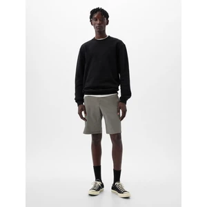 Erkek Koyu Gri 10" Vintage Şort