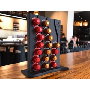 Nespresso Uyumlu Kahve Kapsül Tutucu Kutusu Standı