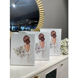 Gelin Bohçası - Gelin Kutusu - Çeyiz Kutusu- Hediye Seti - Hediye Kutusu 3'lü Set