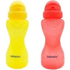 Elite Sportif Pipetli Suluk 330ML - Sarı + Sportif Pipetli Suluk 330ML - Pembe 1 Adet