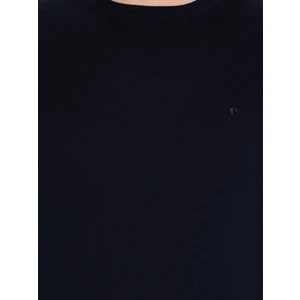 Erkek Lacivert Regular Fit %100 Yün Bisiklet Yaka Basic Triko Kazak 50259680-VR033