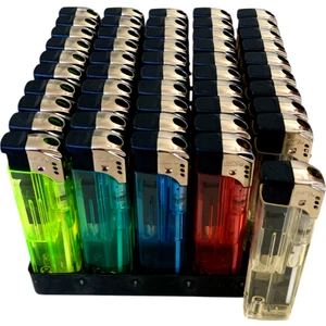 Büyük Boy Manyetolu Çakmak 50 Adet Doldurulabilir