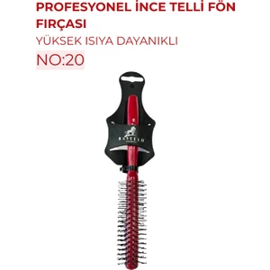 Professional Ince Telli Erkek Saç Fön Fırçası Tarak